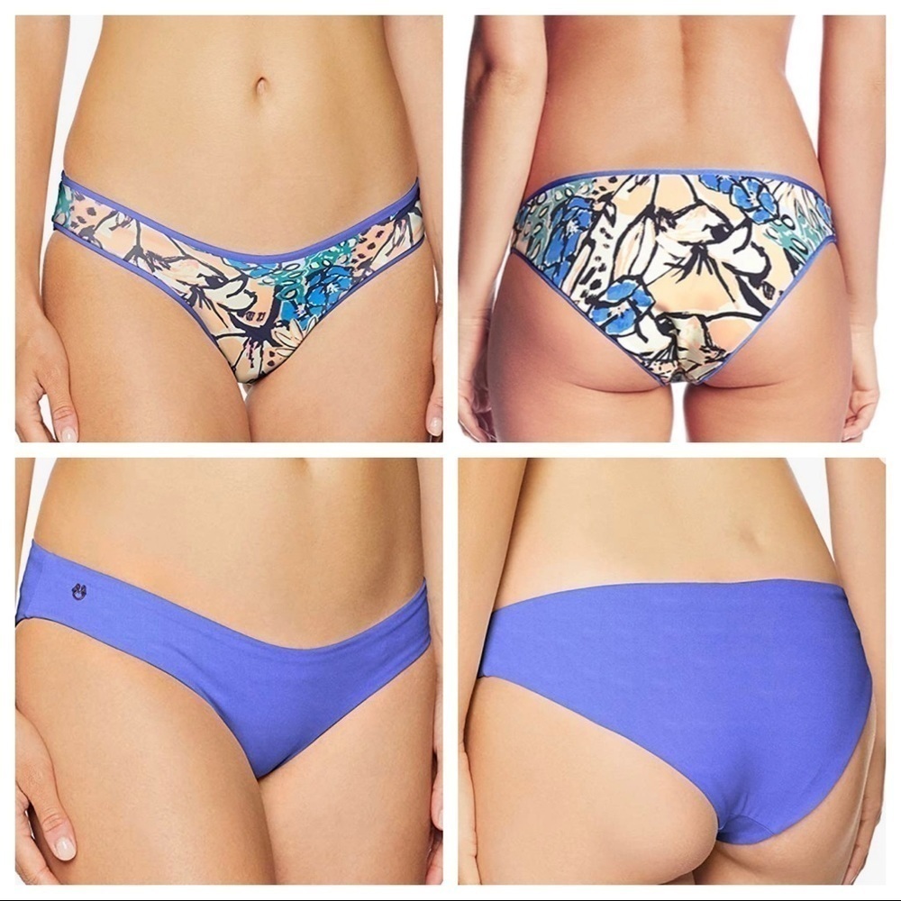 Maaji Glee wedgewood blue reversible swim bottom